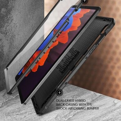 [Užsakomoji prekė] Dėklas Samsung Galaxy Tab S9 - Supcase Unicorn Beetle Pro - Juodas 2