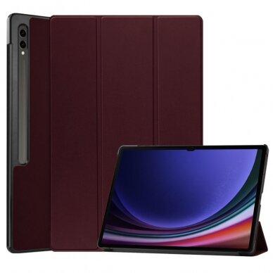 [Užsakomoji prekė] Dėklas Samsung Galaxy Tab S9 Ultra - Techsuit FoldPro - Raudonas