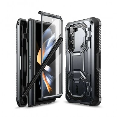 [Užsakomoji prekė] Dėklas Samsung Galaxy Z Fold5 + Folie - I-Blason Armorbox - Juodas