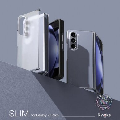 [Užsakomoji prekė] Dėklas Samsung Galaxy Z Fold5 - Ringke Slim - Juodas 4