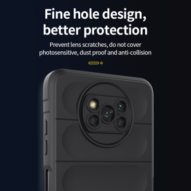 [Užsakomoji prekė] Dėklas Xiaomi Poco X3 / Poco X3 NFC / Poco X3 Pro - Techsuit Magic Shield - Juodas 5