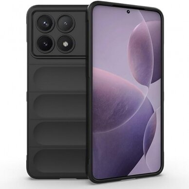 [Užsakomoji prekė] Dėklas Xiaomi Poco X6 Pro - Techsuit Magic Shield - Juodas