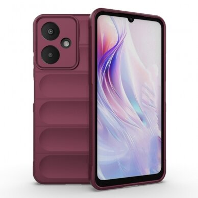 [Užsakomoji prekė] Dėklas Xiaomi Redmi 13C 5G / Poco M6 - Techsuit Magic Shield - Bordo