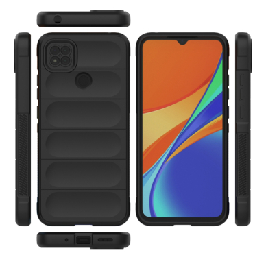 [Užsakomoji prekė] Dėklas Xiaomi Redmi 9C / Redmi 9C NFC - Techsuit Magic Shield - Juodas