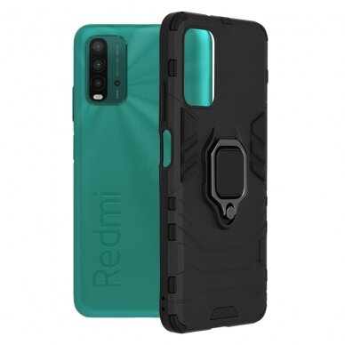 [Užsakomoji prekė] Dėklas skirtas Xiaomi Redmi 9T / Redmi 9 Power - Techsuit Silicone Shield - Juodas