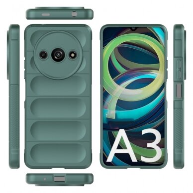 [Užsakomoji prekė] Dėklas Xiaomi Redmi A3 - Techsuit Magic Shield - Žalias 1