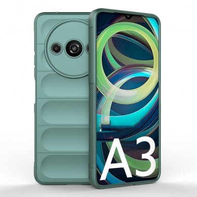 [Užsakomoji prekė] Dėklas Xiaomi Redmi A3 - Techsuit Magic Shield - Žalias