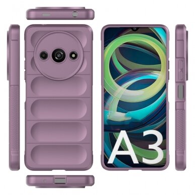 [Užsakomoji prekė] Dėklas Xiaomi Redmi A3 - Techsuit Magic Shield - Purpurinis 1