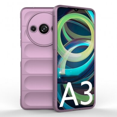 [Užsakomoji prekė] Dėklas Xiaomi Redmi A3 - Techsuit Magic Shield - Purpurinis