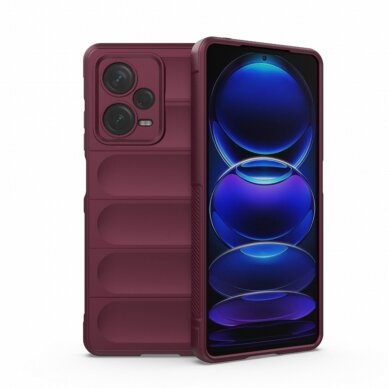 [Užsakomoji prekė] Dėklas Xiaomi Redmi Note 12 Pro 5G - Techsuit Magic Shield - Bordo