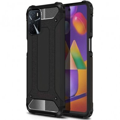 [Užsakomoji prekė] Telefono dėklas Xiaomi Redmi Note 12 Pro / Poco X5 Pro - Techsuit Hybrid Armor - Juodas