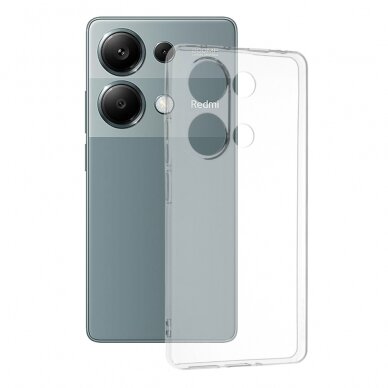 [Užsakomoji prekė] Dėklas Xiaomi Redmi Note 13 Pro 4G / Poco M6 Pro 4G - Techsuit Clear Silicone - Permatomas