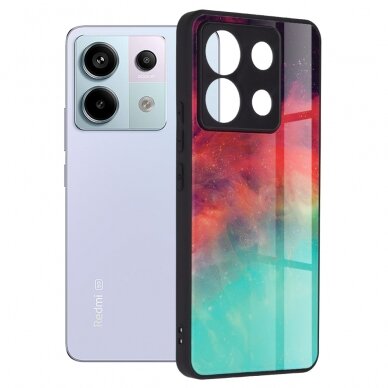 [Užsakomoji prekė] Dėklas Xiaomi Redmi Note 13 Pro 5G / Poco X6 - Techsuit Glaze Series - Fiery Ocean