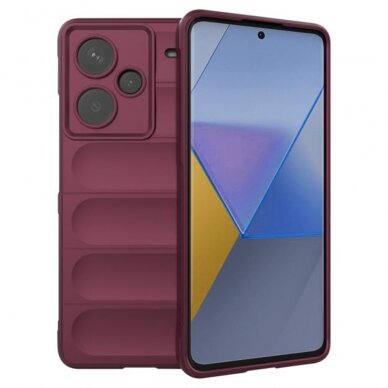 [Užsakomoji prekė] Dėklas Xiaomi Redmi Note 13 Pro+ 5G - Techsuit Magic Shield - Bordo