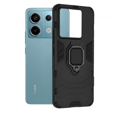 [Užsakomoji prekė] Dėklas Xiaomi redmi Note 13 Pro - Techsuit Silicone Shield - Juodas