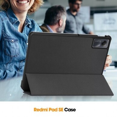 [Užsakomoji prekė] Dėklas Xiaomi redmi Pad SE - Techsuit FoldPro - Rožinis 3