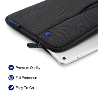 [Užsakomoji prekė] Dėklas Tabeta 11″ - Tomtoc Tablet Sleeve (B18A1D1) - Juodas 2