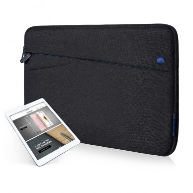 [Užsakomoji prekė] Dėklas Tabeta 11″ - Tomtoc Tablet Sleeve (B18A1D1) - Juodas 6