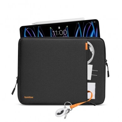 [Užsakomoji prekė] Dėklas 12.9″ - Tomtoc Tablet Sleeve (B13B1D1) - Juodas 4