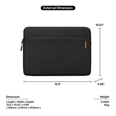 [Užsakomoji prekė] Dėklas 12.9″ - Tomtoc Tablet Sleeve (B18B1P1) - rožinis 5