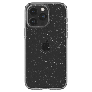 [Užsakomoji prekė] Dėklas iPhone 15 Pro Max - Spigen Liquid Crystal Glitter - Skaidrus - Blizgučiai 1