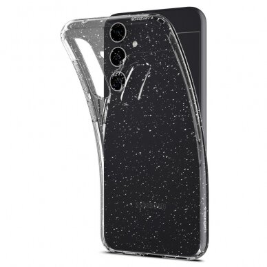 [Užsakomoji prekė] Dėklas Samsung Galaxy S23 FE - Spigen Liquid Crystal Glitter - Skaidrus Blizgučiai 4