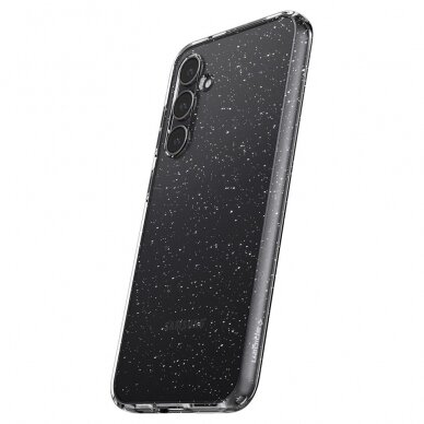 [Užsakomoji prekė] Dėklas Samsung Galaxy S23 FE - Spigen Liquid Crystal Glitter - Skaidrus Blizgučiai 5