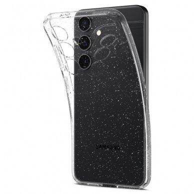 [Užsakomoji prekė] Dėklas Samsung Galaxy S24 Plus - Spigen Liquid Crystal Glitter - Crystal Quartz 4