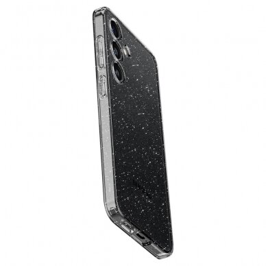 [Užsakomoji prekė] Dėklas Samsung Galaxy S24 - Spigen Liquid Crystal Glitter - Crystal Quartz 5