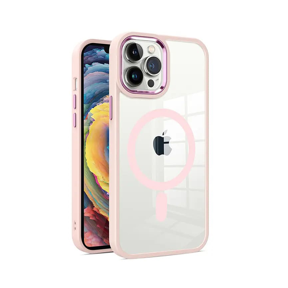 Husa Pentru Iphone 13 Pro Techsuit Magsafe Pro Nude Pink Deklai