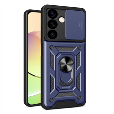 Dėklas Hybrid Armor Camshield Samsung Galaxy A35 with camera cover - Mėlynas