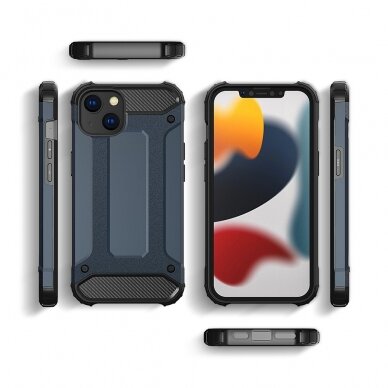 Dėklas Hybrid Armor iPhone 14 Plus Mėlynas 2