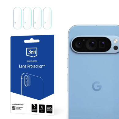 Hybrid Apsauginis stiklas Camera Lens 3mk Lens Protection Google Pixel 9 Pro