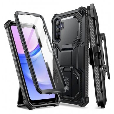 IBLSN ArmorBox Supcase Dėklas Samsung Galaxy A15 4G / 5G - Juodas