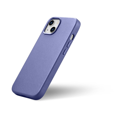 Dėklas iCarer Leather Case for iPhone 14 Šviesiai violetinis (WMI14220705-LP) (MagSafe Compatible) 7