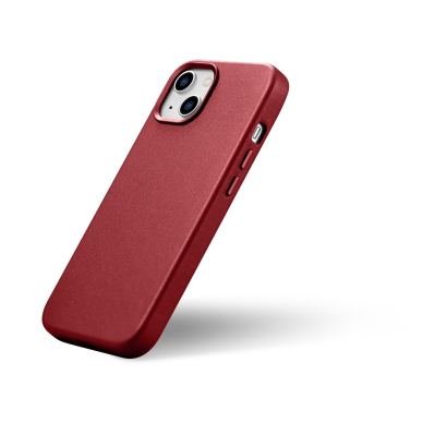 Dėklas iCarer Leather case for iPhone 14 Raudonas (WMI14220705-RD) (compatible with MagSafe) 7