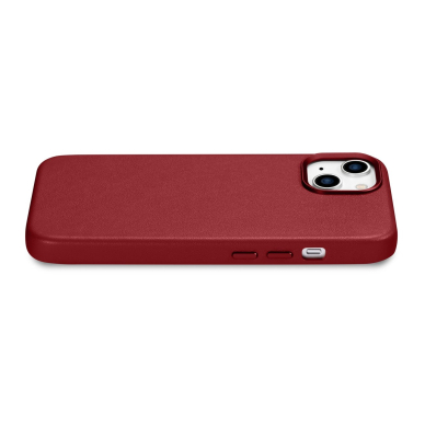 Dėklas iCarer Leather case for iPhone 14 Raudonas (WMI14220705-RD) (compatible with MagSafe) 8