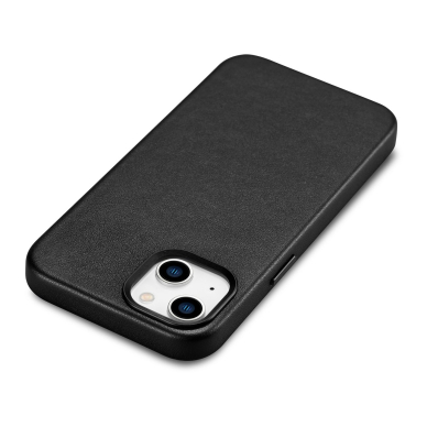 Dėklas iCarer Leather cover for iPhone 14 Juodas (WMI14220705-BK) (MagSafe compatible) 10