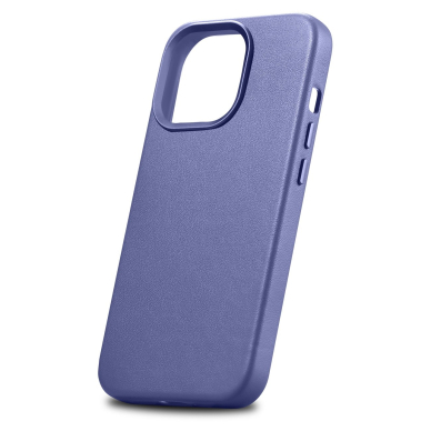 Dėklas iCarer Leather Case for iPhone 14 Pro Max Šviesiai violetinis (WMI14220708-LP) (MagSafe Compatible) 6