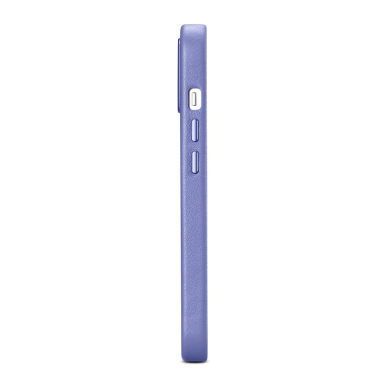 Dėklas iCarer Leather Cover for iPhone 14 Plus Šviesiai violetinis (MagSafe Compatible) 5