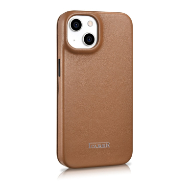 Dėklas iCarer CE Premium Leather Folio Case iPhone 14 (MagSafe) Rudas (WMI14220713-BN) 3