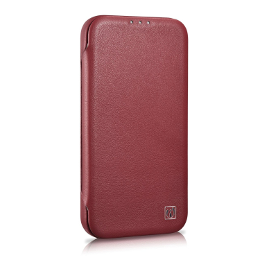 Dėklas iCarer CE Premium Leather Folio Case iPhone 14 (MagSafe) Raudonas (WMI14220713-RD) 4