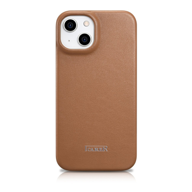 Dėklas iCarer CE Premium Leather Folio Case iPhone 14 Plus (MagSafe) Rudas (WMI14220715-BN) 3