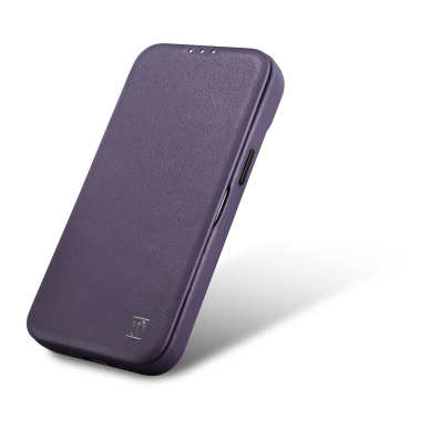 Dėklas iCarer CE Premium Leather Folio Case iPhone 14 Plus (MagSafe) Violetinis (WMI14220715-DP) 7