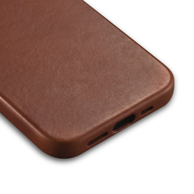 Dėklas iCarer Oil Wax Premium Leather Case iPhone 14 Plus (MagSafe) Rudas (WMI14220703-RB) 10