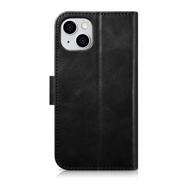 Dėklas iCarer Oil Wax Wallet Case 2in1 Cover iPhone 14 Plus Juodas (WMI14220723-BK) 13