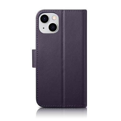 Dėklas iCarer Wallet Case 2in1 Cover iPhone 14 Plus Violetinis (WMI14220727-DP) 1