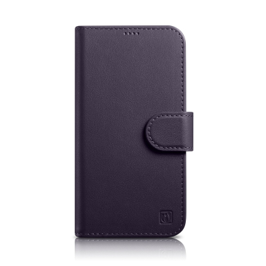 Dėklas iCarer Wallet Case 2in1 Cover iPhone 14 Plus Violetinis (WMI14220727-DP)