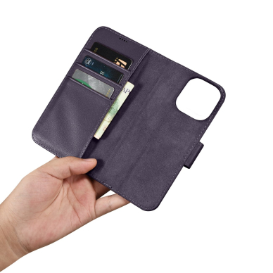 Dėklas iCarer Wallet Case 2in1 Cover iPhone 14 Pro Max Violetinis (WMI14220728-DP) 13