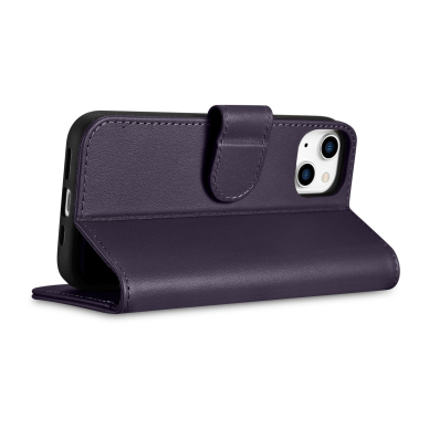 Dėklas iCarer Wallet Case 2in1 Cover iPhone 14 Pro Max Violetinis (WMI14220728-DP) 7